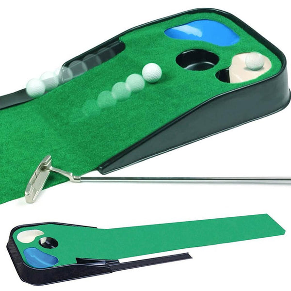 Longridge "Putt N Hazzard" Putting Mat (With Ball Return Tray)