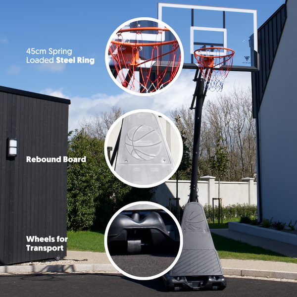 Hit Sport 10ft Gametime Premium Adjustable Basketball Hoop | Series 4