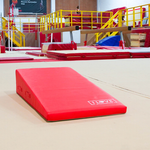 I Love Gymnastic Red Foam Wedge | 120 x 60 x 25cm