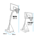 Hit Sport 10ft Gametime Premium Adjustable Basketball Hoop | Series 4