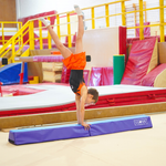 I Love Gymnastics Foldable Balance Beam | Purple & Blue