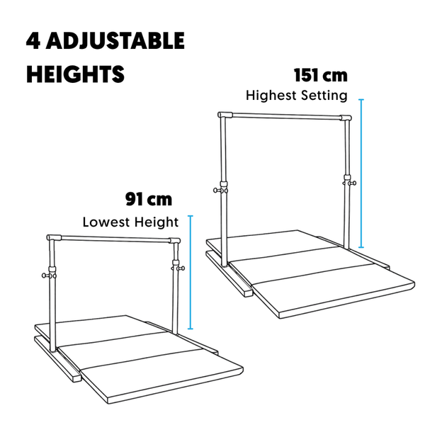 I Love Gymnastics High Bar and Gymnastics Mat