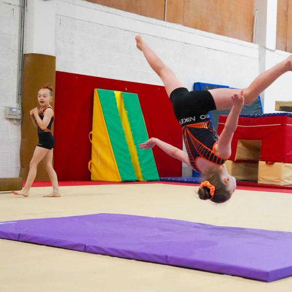 I Love Gymnastics Foldable Gymnastics Mat Purple | 50mm