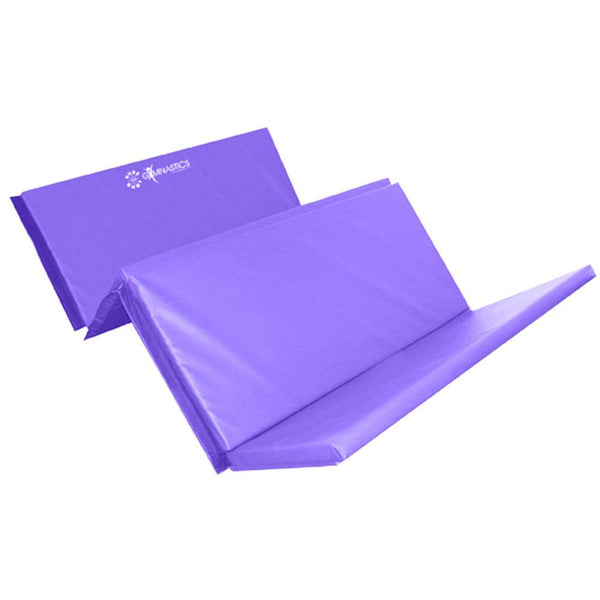 Sure Shot Gymnastics Mat (Purple) being folded