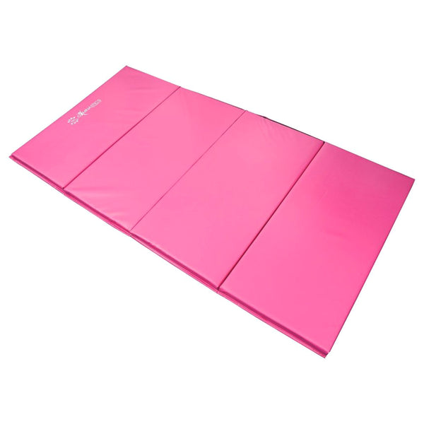 Sure Shot Foldable Double Gymnastics Mat | Pink 60mm Image McSport Ireland