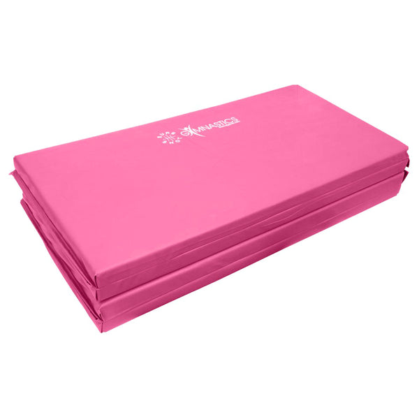Sure Shot Foldable Double Gymnastics Mat | Pink 60mm Image McSport Ireland