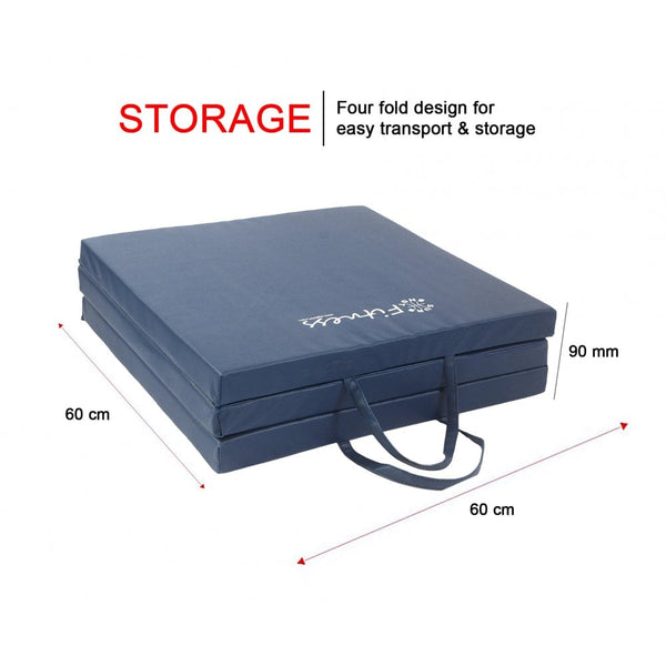 Sure Shot 6' x 2' Tri-Fold Mat - 30mm | Navy Image McSport Ireland