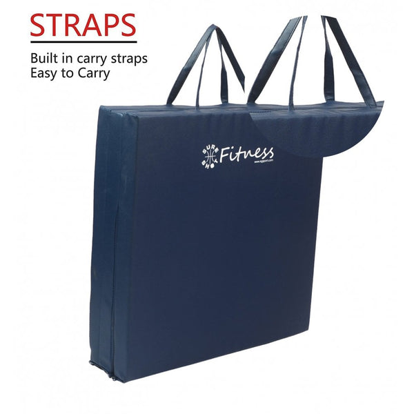 Sure Shot 6' x 2' Tri-Fold Mat - 30mm | Navy Image McSport Ireland