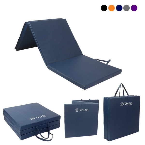 Sure Shot 6' x 2' Tri-Fold Mat - 30mm | Navy Image McSport Ireland