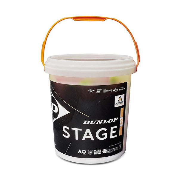 Dunlop Mini Orange Tennis Ball Bucket - 60 Balls Image McSport Ireland