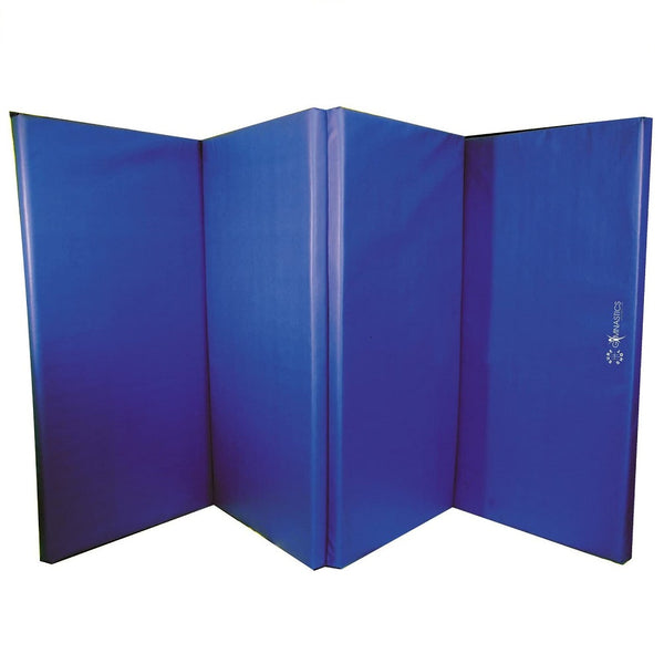 Sure Shot Foldable Gymnastics Mat (Blue) | 50mm Image McSport Ireland