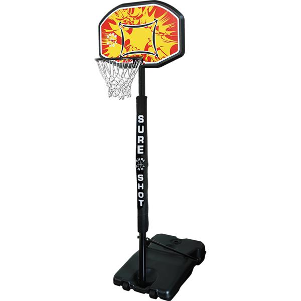 Portable Adjustable Basketball Unit with Backboard Image McSport Ireland