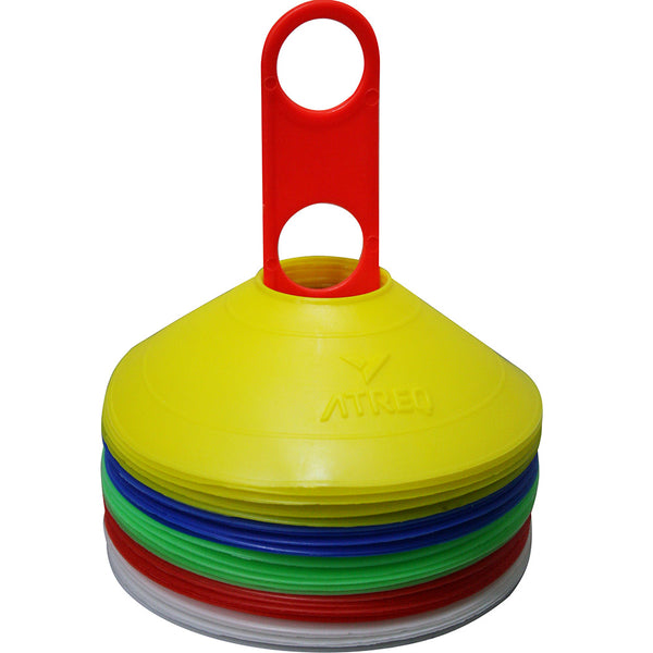 Atreq Coloured Spacemarkers - Team Training - Sports and Games Markers