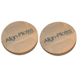 Align-Pilates Rotational Wood Disks 12" (Pair) Image McSport Ireland