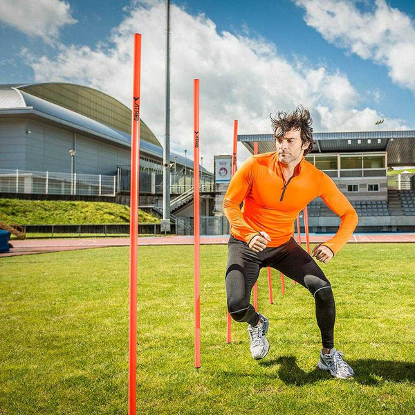 Man Runs Slalom Around The Atreq Slalom Poles | McSport Ireland