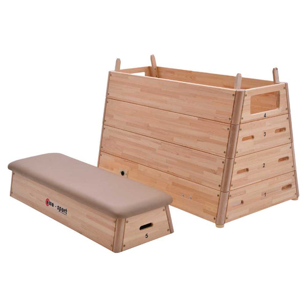 Coma Sports 5-Section Vaulting Box - Synthetic Leather In Seperated Parts | McSport Ireland