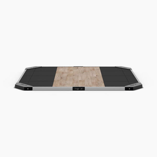 Exigo-2-44x2m-60mm-Oak-Lifting-Platform-Front