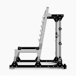 Exigo-E80-Elite-Squat-Rack-Silver-Side