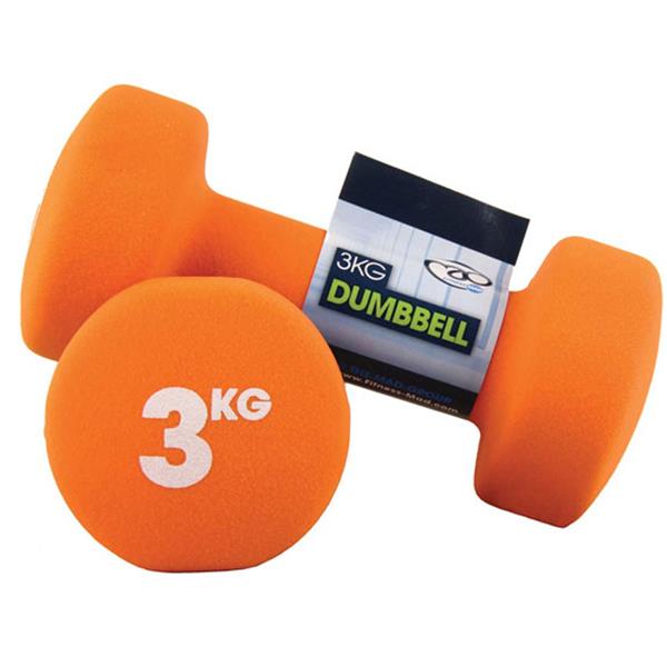 Fitness Mad Neoprene Dumbbells | 3Kg Pair