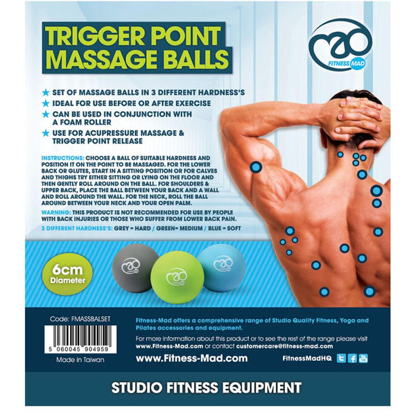 Fitness Mad Trigger Point Massage Ball Set Image McSport Ireland