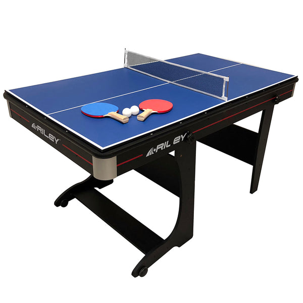 Riley 5ft Folding Pool Table with Table Tennis Table | Blue Image McSport Ireland