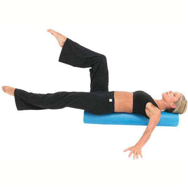 Fitness Mad Full Length (Standard) Foam Roller Blue 6'' Image McSport Ireland