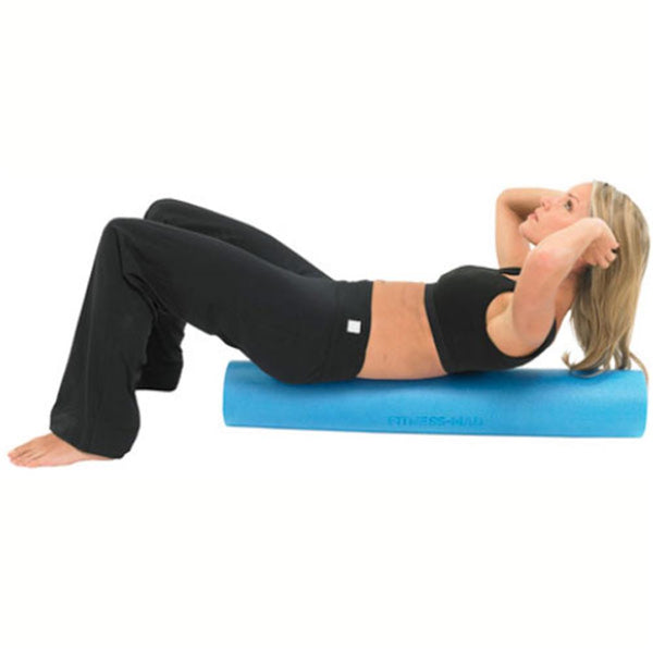 Fitness Mad Full Length (Standard) Foam Roller Blue 6'' Image McSport Ireland