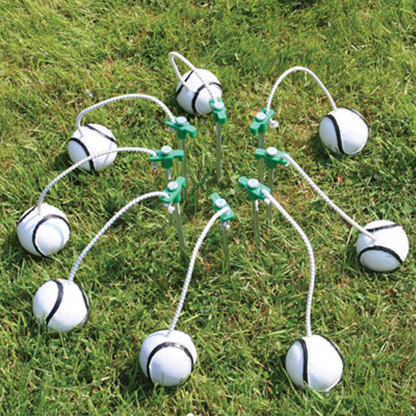 Cumas Groundskills (8 Sliotars on Cords) Image McSport Ireland