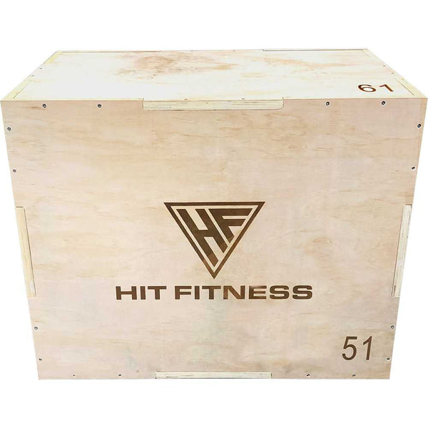 Side View at the HIT FITNESS 3 in 1 Wooden Plyometric Box