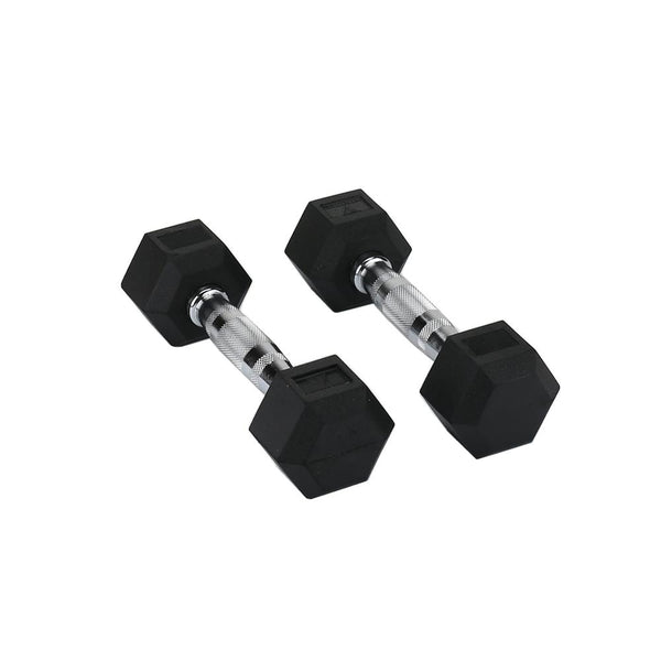 Hit Fitness Hex Dumbbell - 5Kg - Rubber