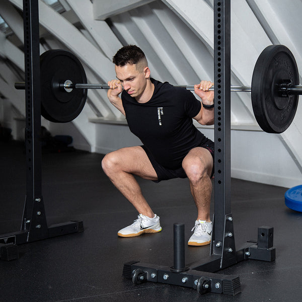 HIT FITNESS Squat Stands (Pair) Image McSport Ireland