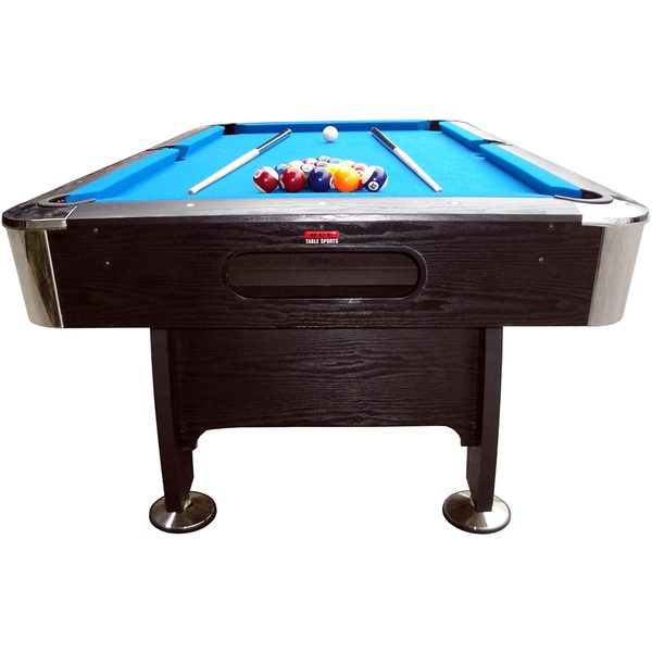 BCE 7ft Black Cat Deluxe Pool Table | Blue Image McSport Ireland
