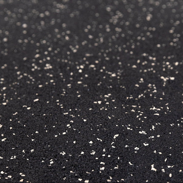 Hit Fitness Gym Flooring (15mm | Black & White Fleck) - Close Up
