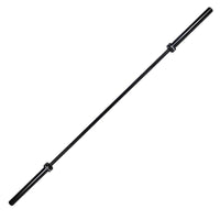 HIT FITNESS 7' Black Coated Olympic Bar 20kg | Semi-Commercial Image McSport Ireland