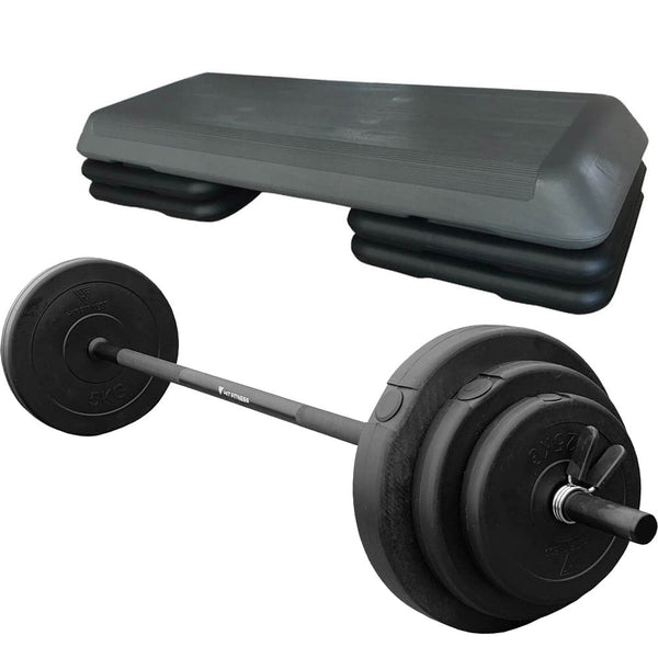 Hit Fitness Aerobic Step Vinyl Studio Pump Set — 20kg