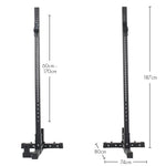 Hit Fitness Commercial Squat Stands (Pair) - Dimensions
