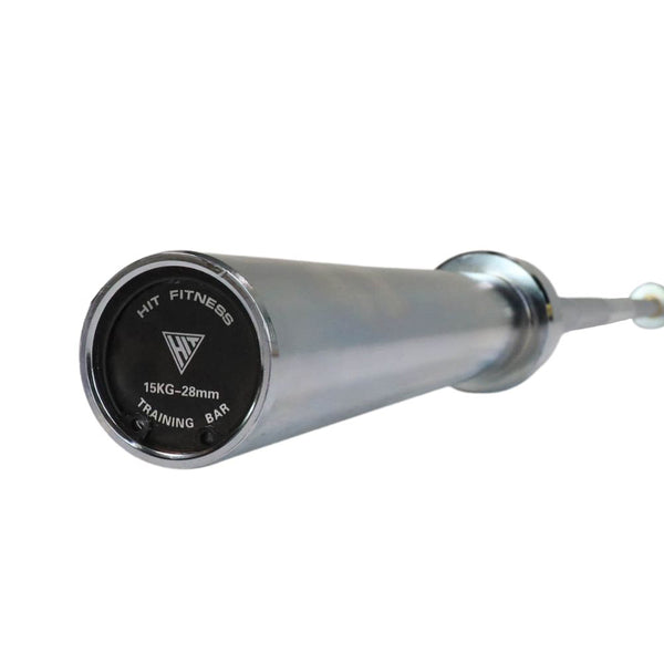Hit Fitness Home 15kg Olympic Barbell | 6ft - Closeup