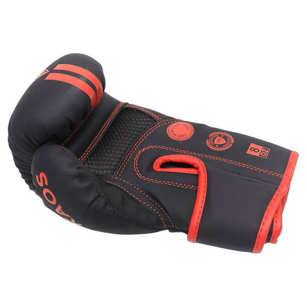 Hit Fitness Kaos Boxing Gloves (Black & Red)
