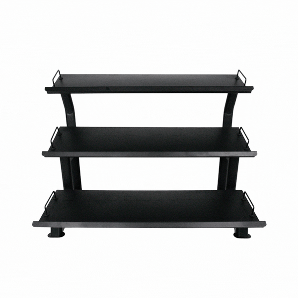 Hit Fitness Premium Hex Dumbbell Rack | 3 Tier - Animated