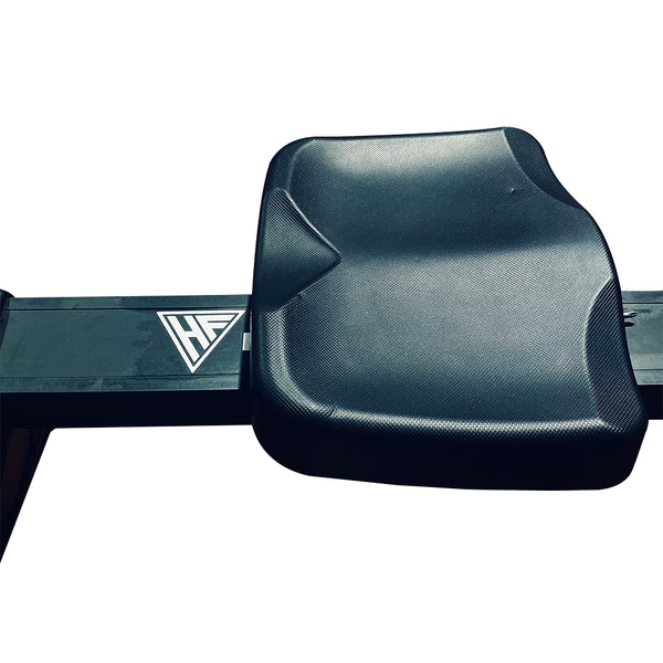 Close Up Of Seat  On The Hit Fitness Rowing Machine 