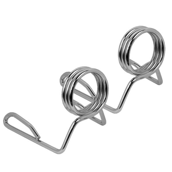 Hit Fitness Olympic Bar Spring Collars — 1 Pair — McSport