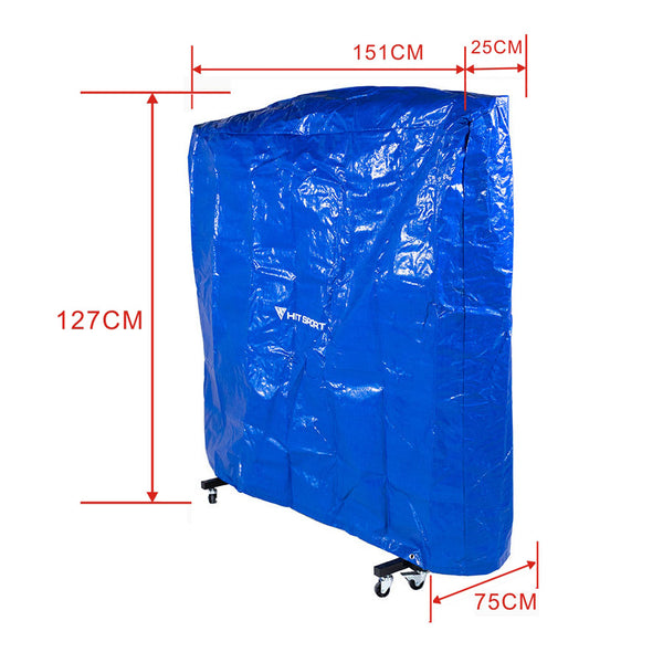 Hit Sport Table Tennis Cover - Dimensions