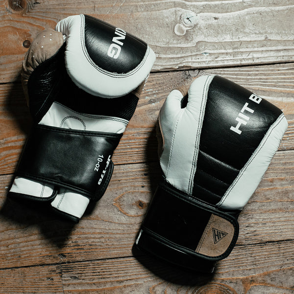 HIT BOXING Premium Leather Boxing Gloves | 10oz-16oz Image McSport Ireland