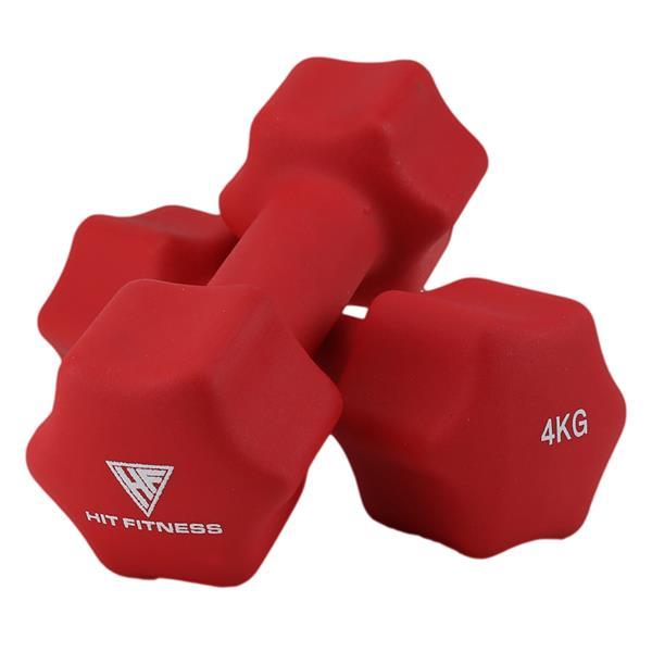 Hit Fitness Neoprene Studio Dumbbells — 4kg — McSport Ireland