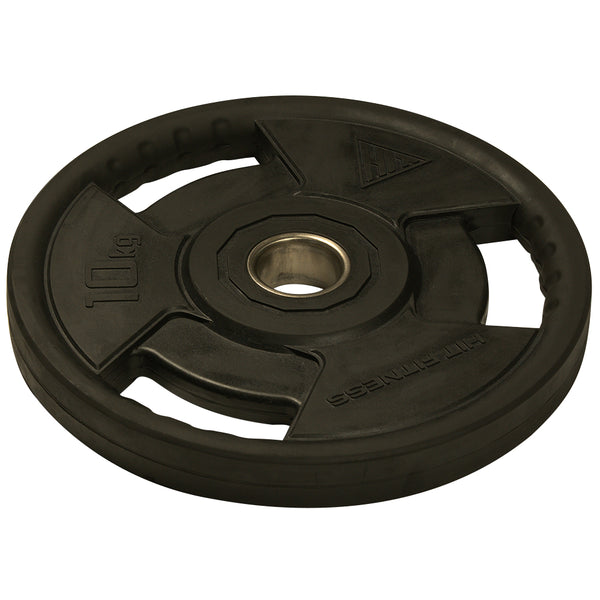 Hit Fitness Rubber Radial Olympic Weight Discs | 10kg Image McSport Ireland