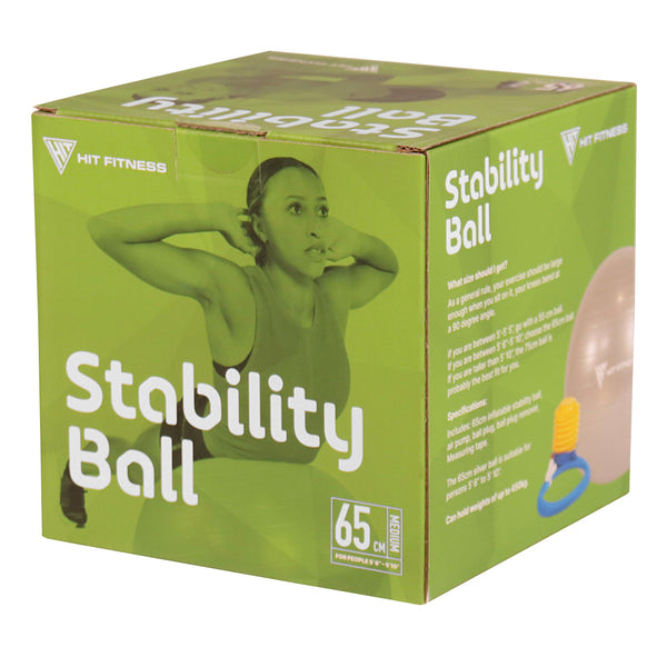 HIT FITNESS Swiss Ball | 65cm Image McSport Ireland