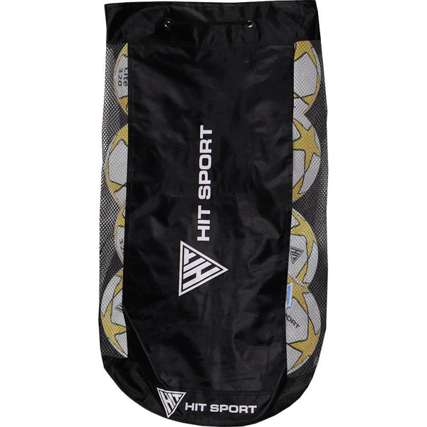 Hit Sport Black Mesh Panelled Ball Bag | Black