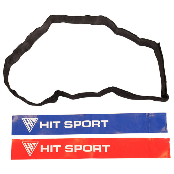 Tag Rugby Pack - Red and Blue Tags and Velcro Belt - McSport