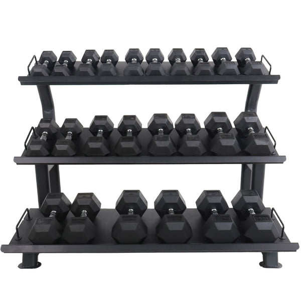 Home Gym Hex Dumbbells Pack - 12 Pairs | 5kg to 25kg