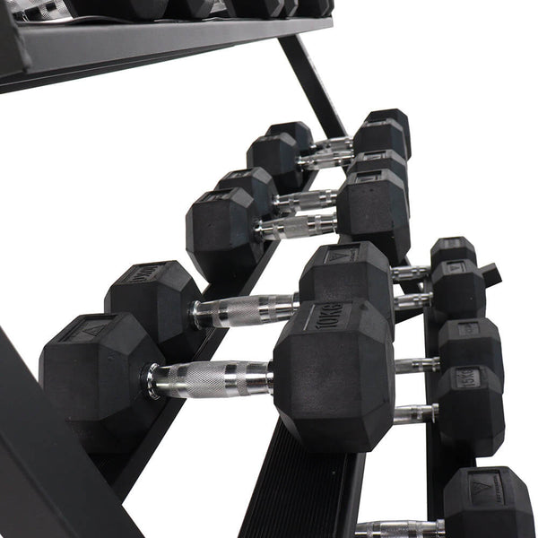 Home Gym Hex Dumbbells Pack - 5kg to 25kg
